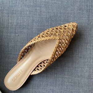 Schutz Badria Mule — Desert Leather